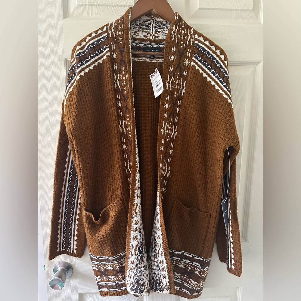 Geometric print Cardigan